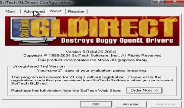 تحميل برنامج لحل مشكلة ضعف كارت الشاشة gldirect