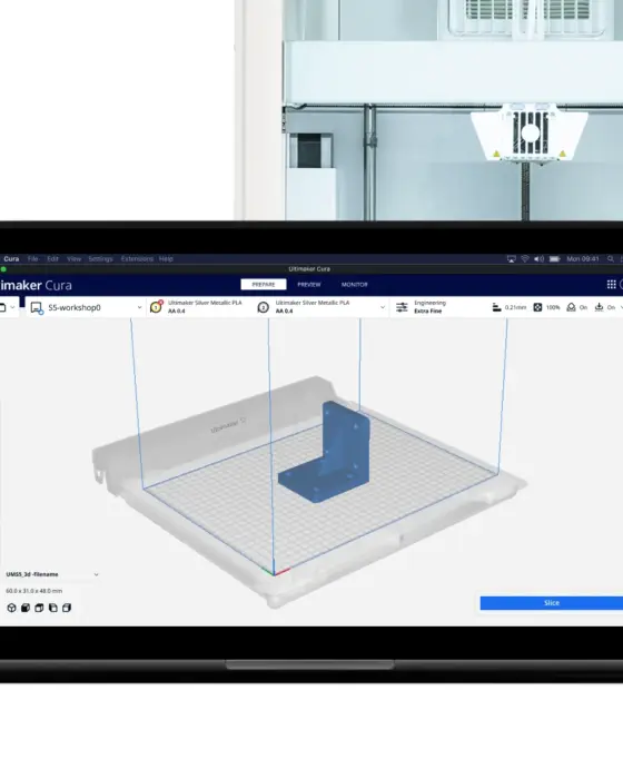 تحميل Ultimaker Cura للكمبيوتر لتجهيز نماذج الطباعة ثلاثية الأبعاد